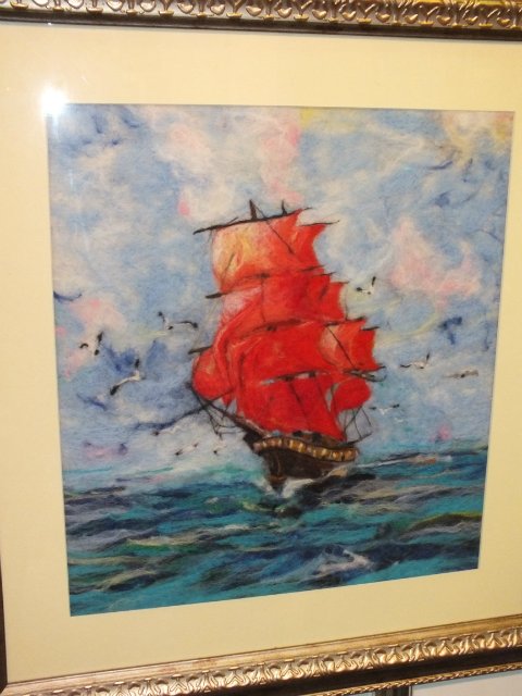 АРТ Красноярск 23-27 октября 2014. Теплые Картины из шерсти