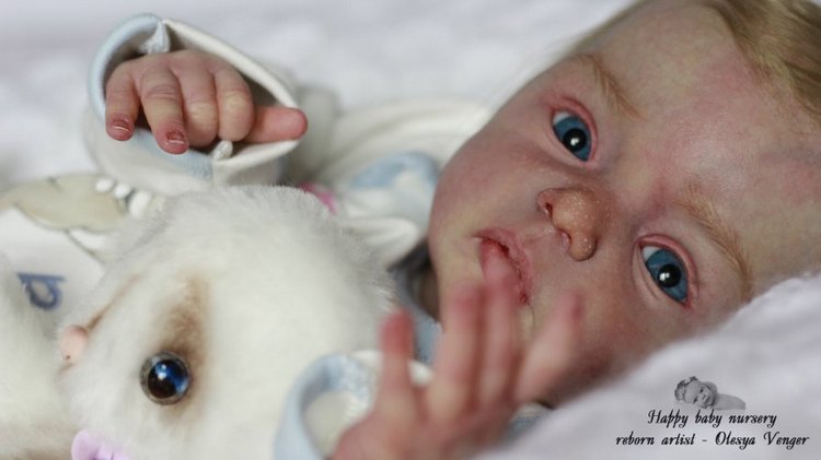 Моя милая златовласка Ева. Кукла реборн Олеси Венгер (фото 4)