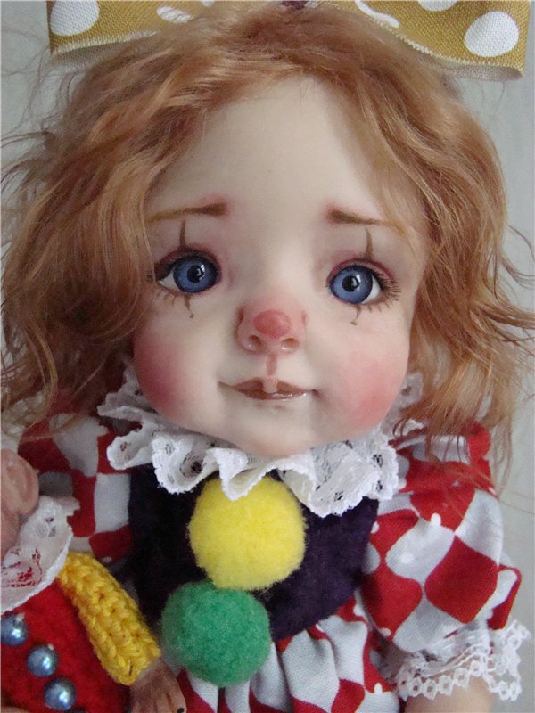 Арлекина. Авторская кукла Кондрашовой Ирины