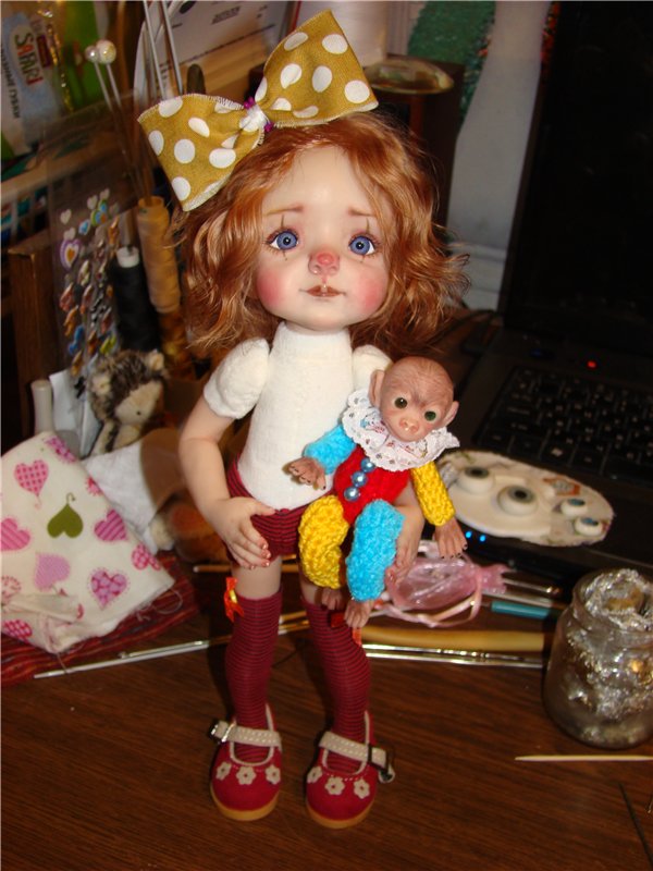 Арлекина. Авторская кукла Кондрашовой Ирины