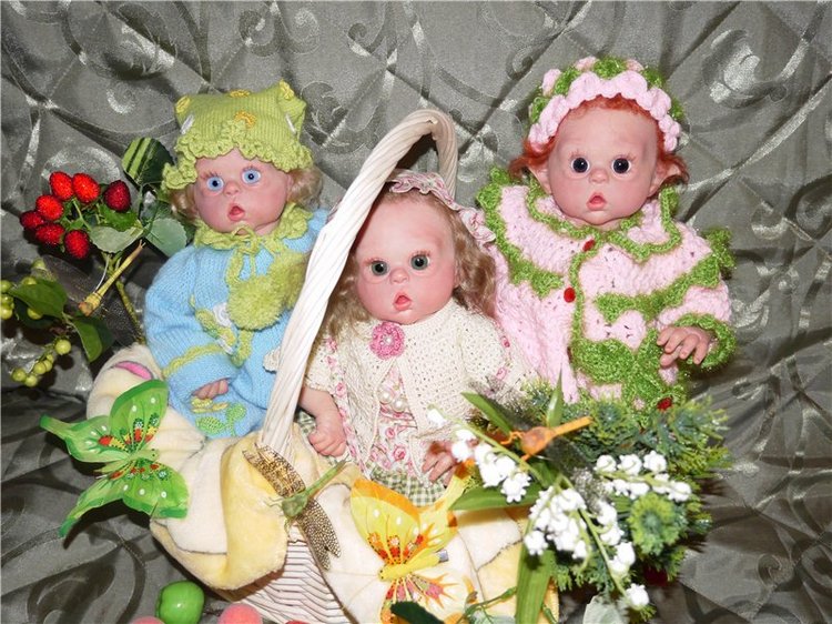 Мои малыши Эльфики из молдика Офелия, рожденные в первый день Весны! Куклы реборн Натальи Фединой, Baby-Zest