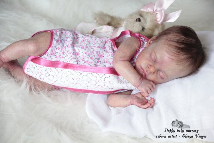 Моя принцесса Крошечка-Кокошечка. Кукла реборн Олеси Венгер