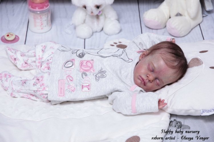 Моя принцесса Крошечка-Кокошечка. Кукла реборн Олеси Венгер