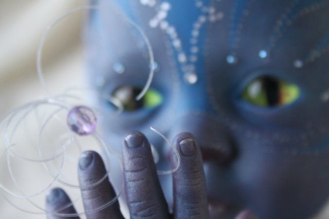 Аватарёнок Вишно (защитник) - кукла от Элины Кудрявцевой