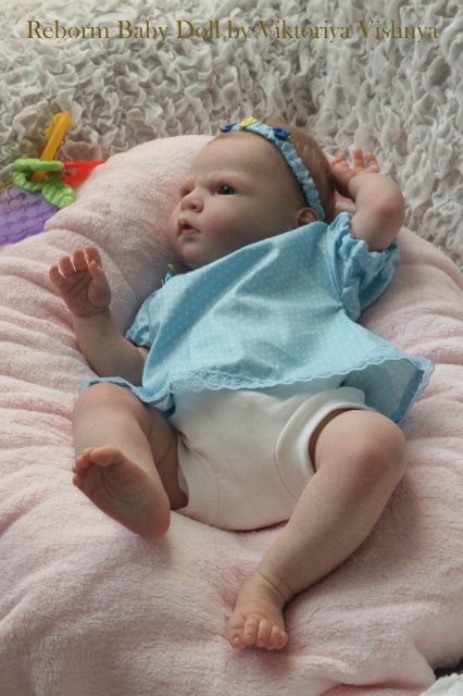 Летнее солнышко... Сабриночка. Куколка реборн Виктории Вишни