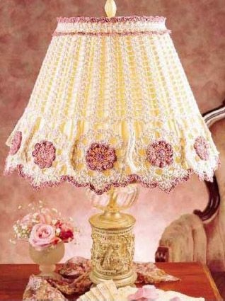 Абажуры из вязаных салфеток (фото 2)