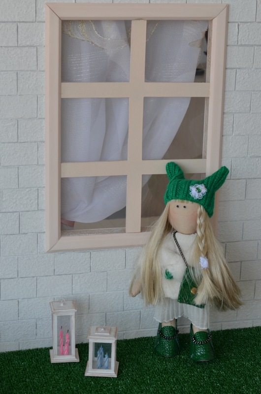 Большой румбокс с аксессуарами (фотозона 7в1) для кукол от 25 см