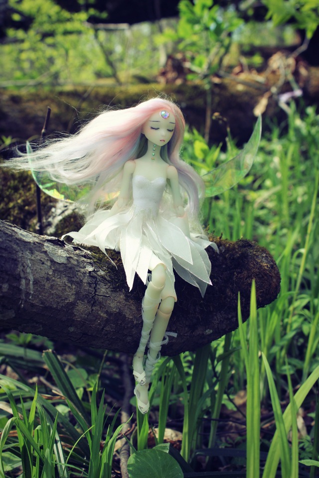 Снова 2 девочки, совершенно разные. Фея и японская школьница