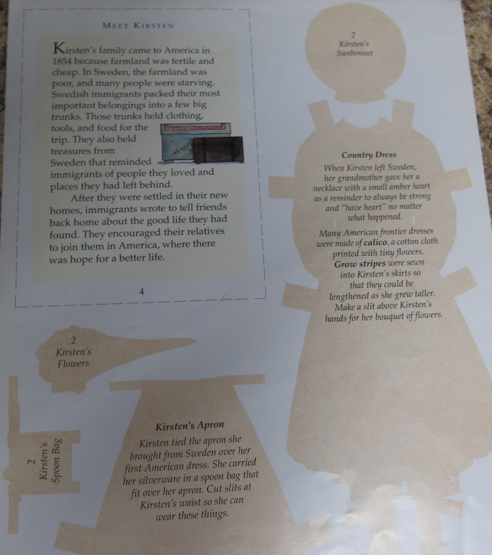 1.1 American Girl Бумажные куклы: Кирстен | Бэйбики 1.1 American Girl Бумажные куклы: Кирстен (фото 5)