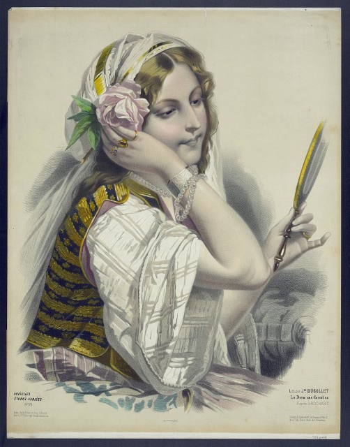 Дамы 19 век. Из французских модных журналов (фото 5)