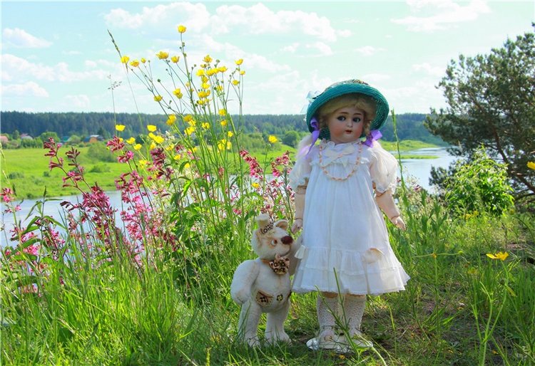 Нежный Июнь — Антикварные куклы Simon & Halbig (S&H): Симон Хальбиг (фото 2)