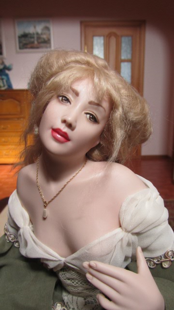 Ханна - изысканно красивая кукла от Моники Мехлинг