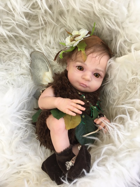 Лесной Эльфёныш,кукла-реборн Элины Кудрявцевой (фото 8)