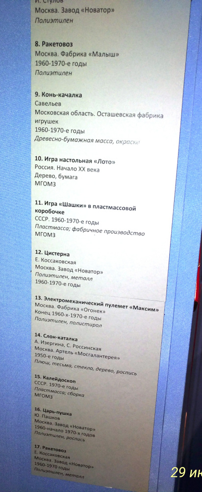 Выставка «Все лучшее – детям. Игрушки 1950–1980 годов из коллекции Сергея Романова». Часть 1