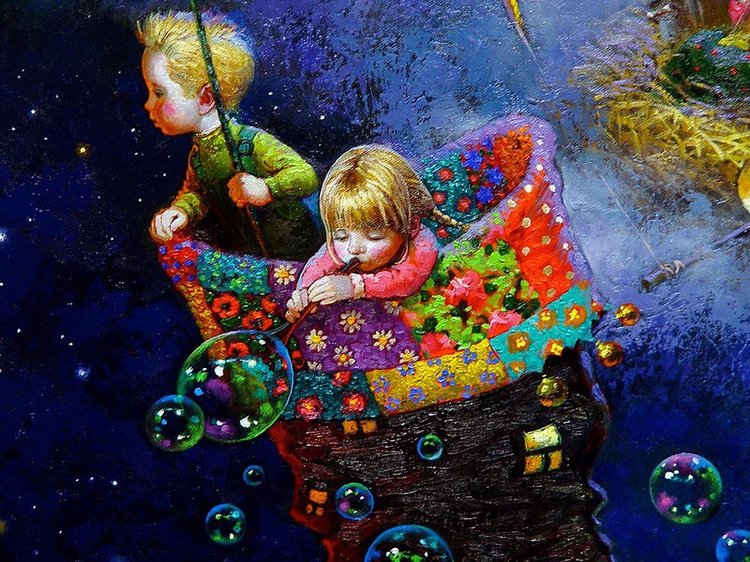 АНГЕЛЫ РЯДОМ С НАМИ ЖИВУТ... Сказочный иллюстратор