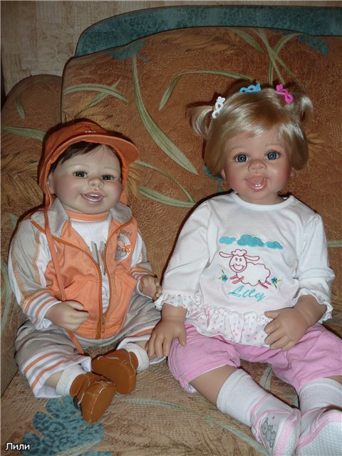 У нас пополнение,Михаэль и Лили