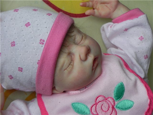 Дюймовочка Анютка. Кукла реборн от Светланы Преображенской (фото 5)