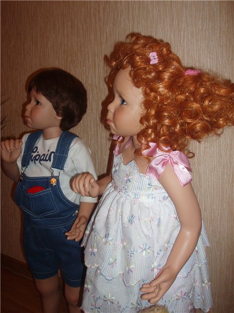 Мои ангелочки Pippina & Pippin + .. Коллекционные куклы Susan Lippl (фото 5)