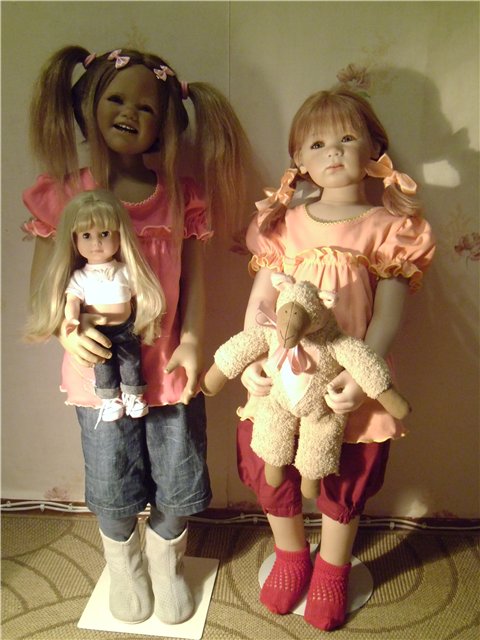 Мои первые ласточки от Annete Himstedt - Lizzi, Winni