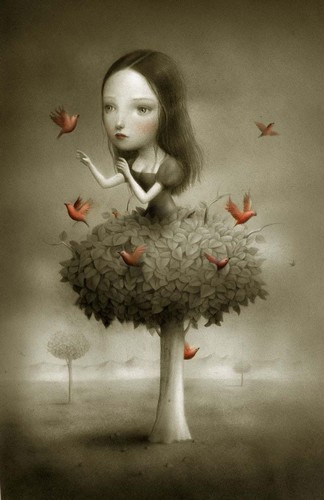 Кукольные открытки итальянских художниц Nicoletta Ceccoli и Dilka Bear