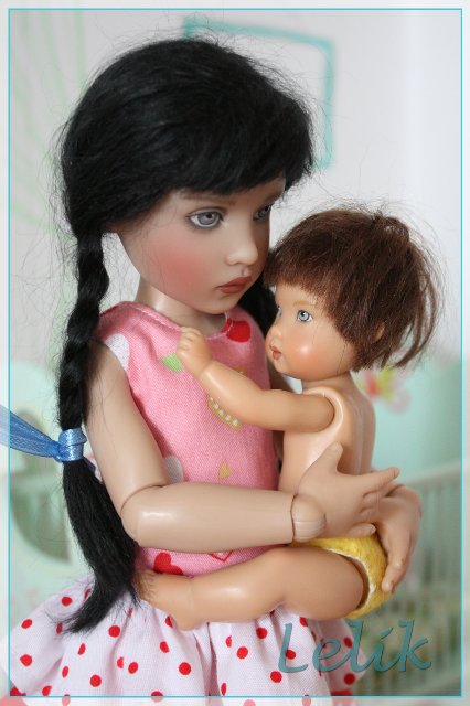 Кроватка для малышки, в масштабе 1:6 | Бэйбики Кроватка для малышки, в масштабе 1:6