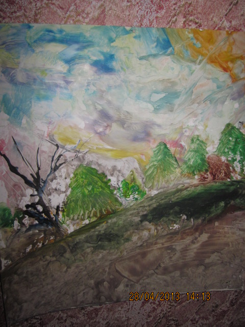 Энкаустика или как мы рисовали.... утюгом (фото 5)