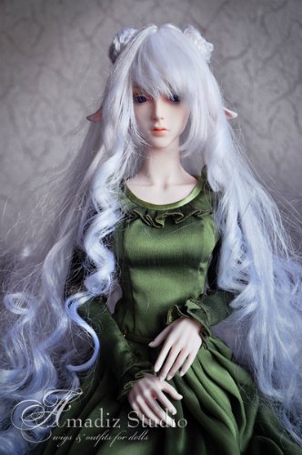 Невероятные парики для кукол БЖД от: Amadiz Studio (фото 6)