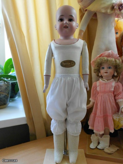 Антикварная кукла коробочного хранения. Или как должно БЫТЬ (фото 6)