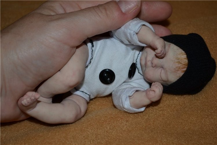 Малышок Артем, авторская кукла из пластики | Бэйбики Малышок Артем, авторская кукла из пластики (фото 8)