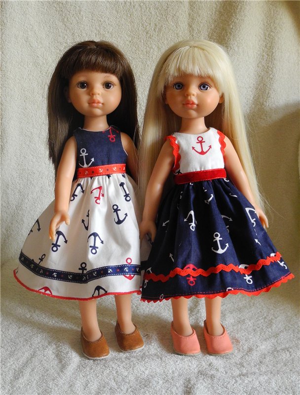 Опять морская тема — Одежда и обувь для кукол своими руками: фото
