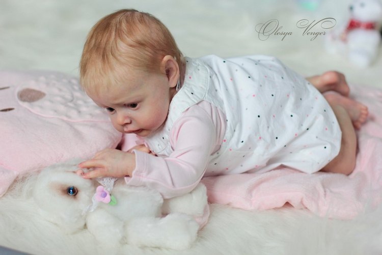 Моя Хлоя, мой любознательный Совенок, кукла реборн Олеси Венгер