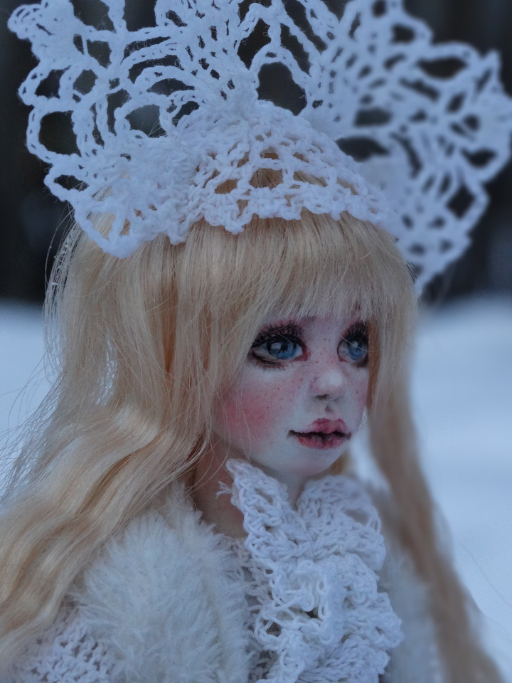 Авторская кукла Снегурочка (фото 3)