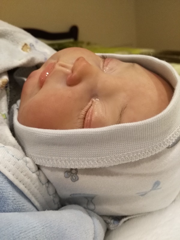 Переделка пупса. Или еще одна головушка в мой детсткой. Наденька (фото 2)