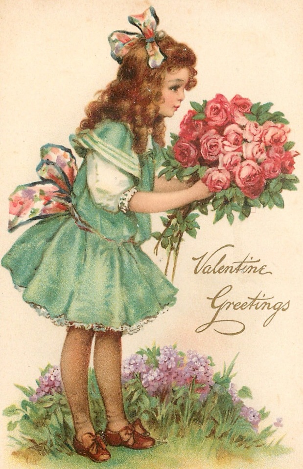Старинные открытки с Денем Святого Валентина | Бэйбики Старинные открытки с Денем Святого Валентина (фото 8)
