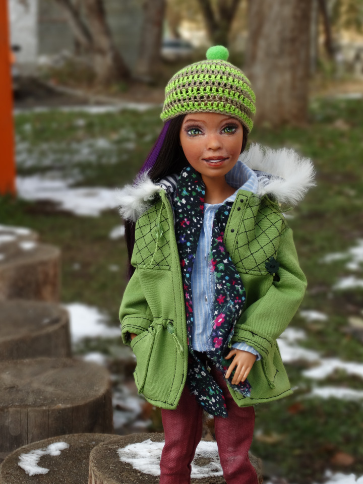 Первый снег | Бэйбики Первый снег — ООАК и кастом Барби (Barbie): репейнт (фото 8)