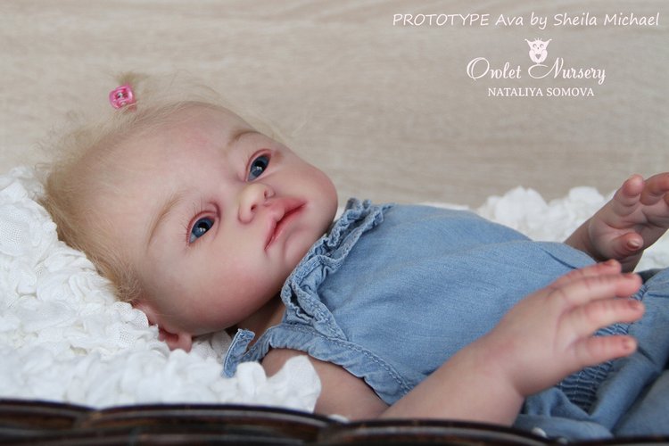 Сильвия - мой прототип Ava от скульптора Sheila Michael. Кукла реборн Наталии Сомовой