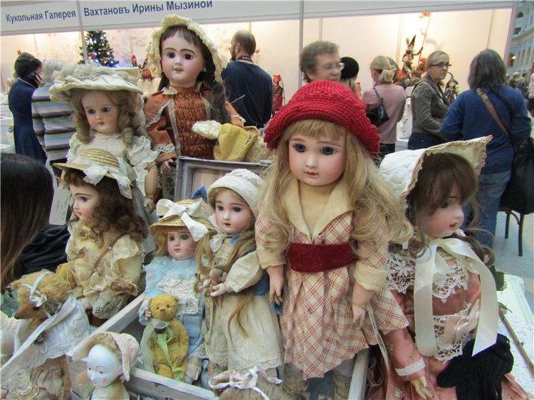 Антикварные впечатления о выставке кукол в "Гостином дворе" 16-18 декабря 2016 года. Искусство куклы. Фотообзор | Бэйбики Антикварные впечатления о выставке кукол в "Гостином дворе" 16-18 декабря 2016 года. Искусство куклы. Фотообзор (фото 10)