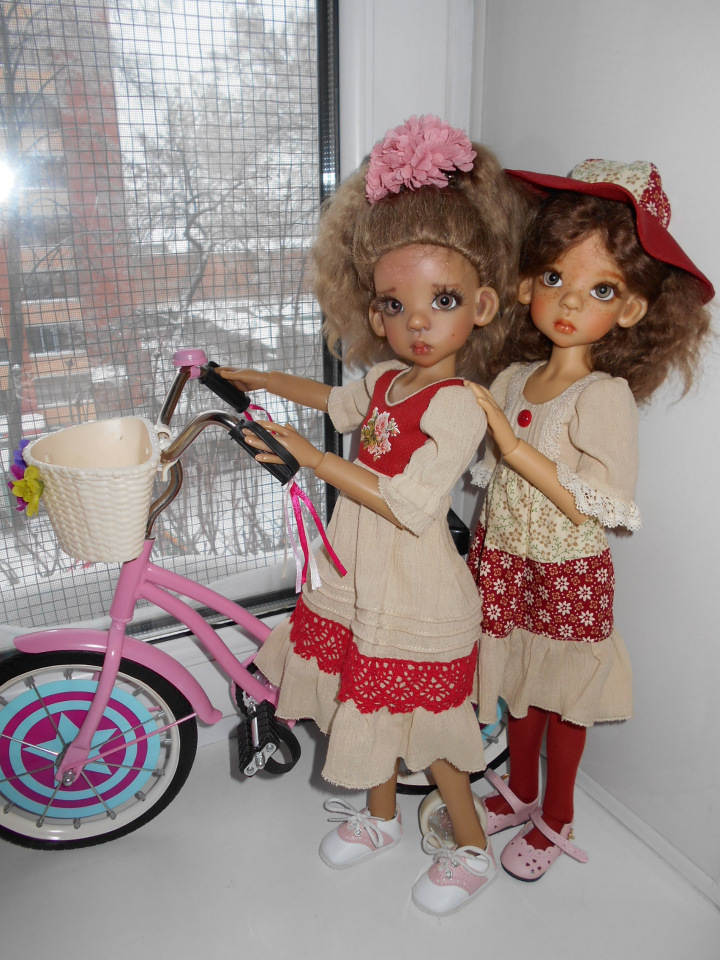 Велосипед в подарок — Куклы Kaye Wiggs (Кайе Виггс): авторские BJD (БЖД) (фото 3)