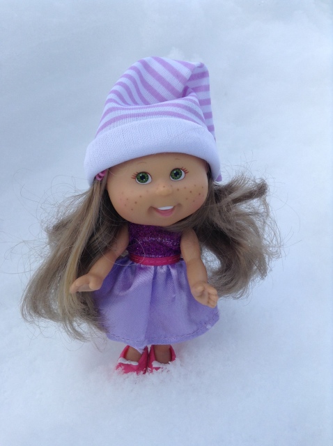 Зимняя фотосессия Копытки (Schalkau ) и капустки Лилочки Cabbage