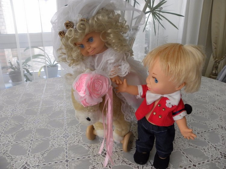 Продолжение свадьбы — Куклы Galoob Baby Face (Фейсинки): винтаж 90