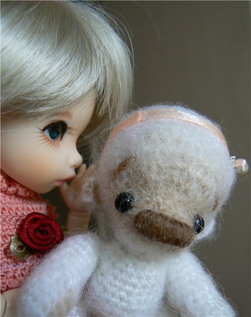 Мишка для Росинки (куколка BJD) (фото 6)