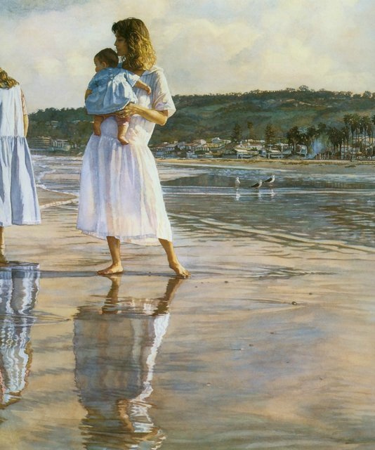 Steve Hanks - Мастер акварели. Изумительно трогательные работы известного акварелиста