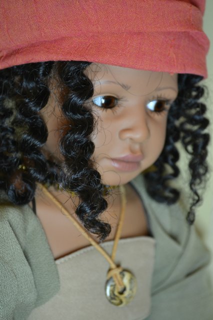 И снова она - коллекционная кукла Беттины Фергенспан (Bettina Fergenspan) для Zapf - Bindhi (фото 3)