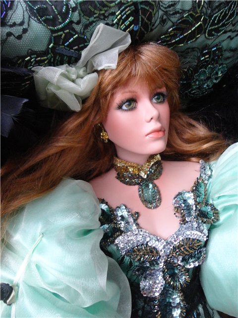 Фарфоровая красавица Куппер, коллекционная кукла от Русти (Rustie)