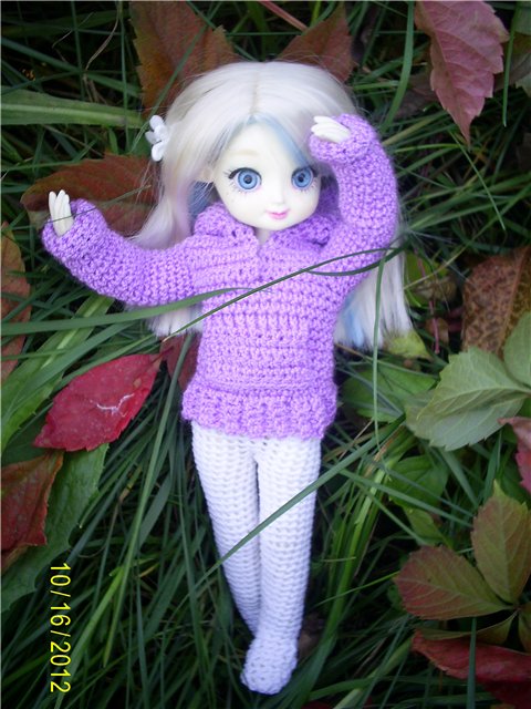 Сиреневый туман... Обновки для куклы БЖД (фото 8)