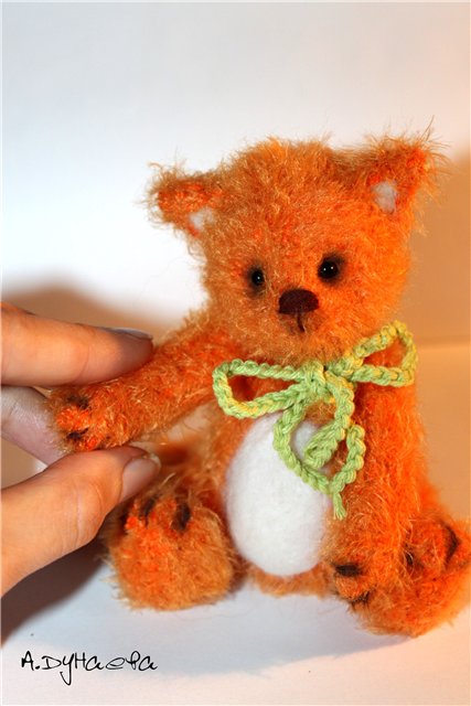 Маленький лис. Игрушка вязанная крючком (фото 5)