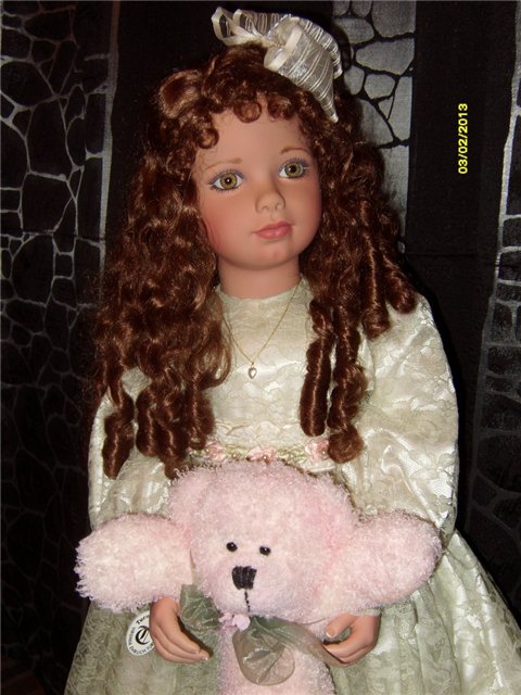 Габриелла-Жемчужное Сердечко ,коллекционная кукла от Вирджинии Тёрнер (фото 4)