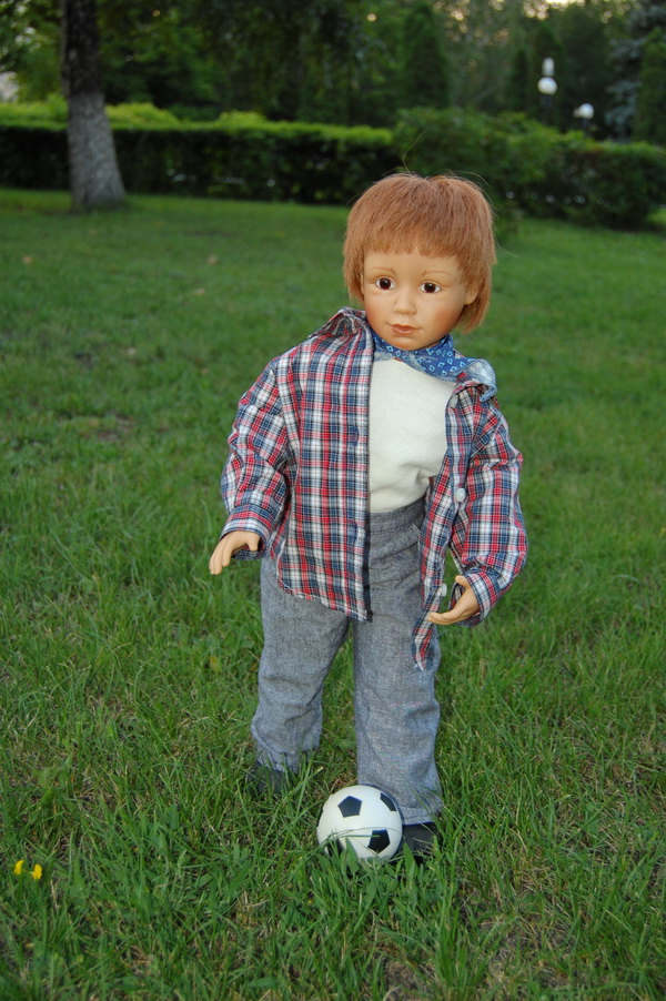 Мальчишки и футбол. Куклы Bettina Feigenspan-Hirsch (фото 10)