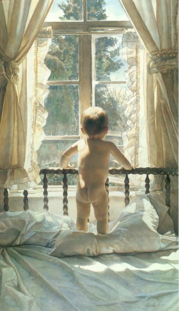 Steve Hanks - Мастер акварели. Изумительно трогательные работы известного акварелиста