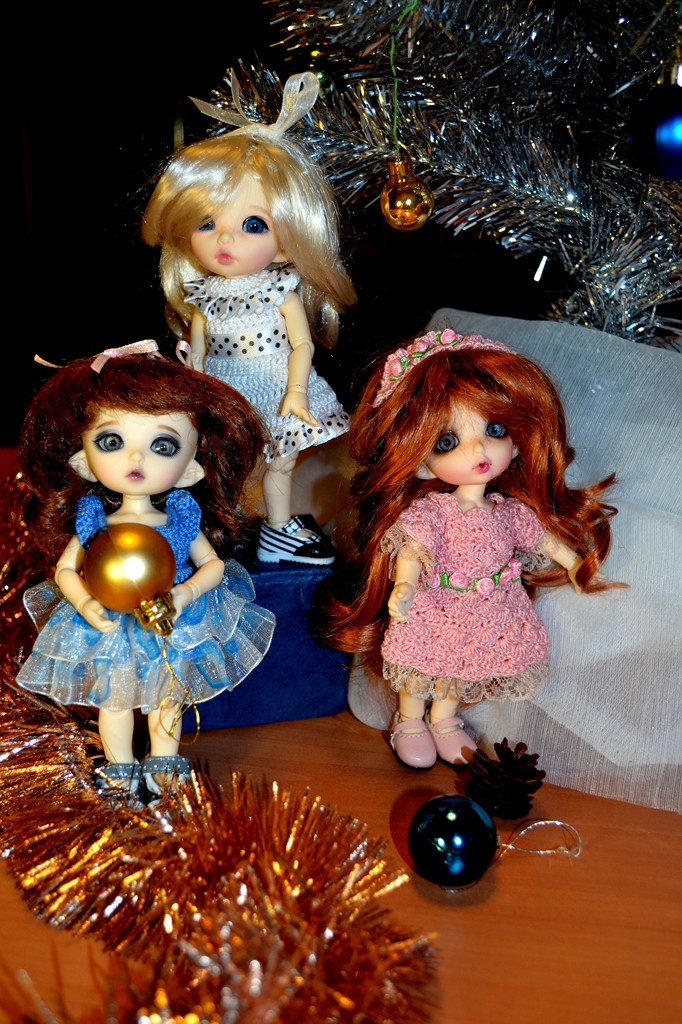 Новогодние приготовления наших красавиц BJD (фото 5)